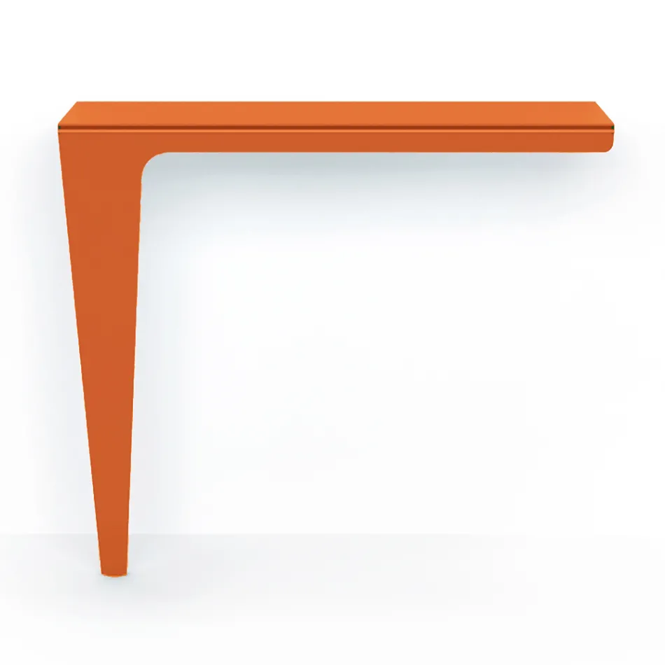 Console design minimaliste moderne en métal coloré Made in Italy - Benjamin Viadurini