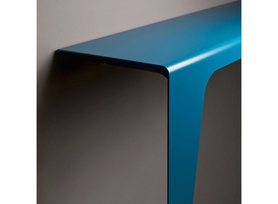 Console design minimaliste moderne en métal coloré Made in Italy - Benjamin Viadurini