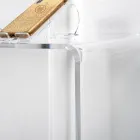 Console moderne en plexiglas transparent ou multicolore, fabriquée en Italie - Emy Viadurini