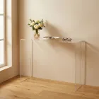 Console moderne en plexiglas transparent ou multicolore, fabriquée en Italie - Emy Viadurini