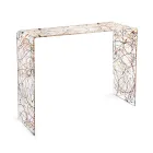 Console moderne en plexiglas transparent ou multicolore, fabriquée en Italie - Emy Viadurini