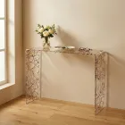 Console moderne en plexiglas transparent ou multicolore, fabriquée en Italie - Emy Viadurini