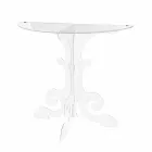 Console moderne en plexiglas transparent produite en Italie, Belfiore Viadurini