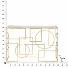 Console rectangulaire de design moderne en fer et miroir - Billie Viadurini