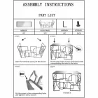 Console rectangulaire de design moderne en fer et miroir - Billie Viadurini