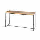 Console rectangulaire en bois et métal 100% Made in Italy Flora Viadurini