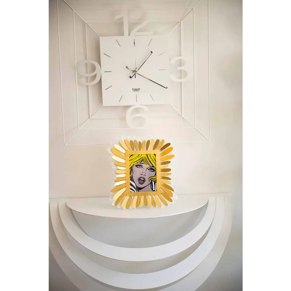 Console suspendue en fer design moderne pour salon fabriqué en Italie - Olfeo Viadurini