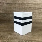 Récipient à épices avec bouchon en corian italien de haute qualité - Épicé Viadurini