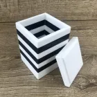 Récipient à épices avec bouchon en corian italien de haute qualité - Épicé Viadurini