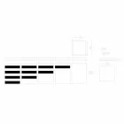 Récipient à épices avec bouchon en Corian 5 finitions blanc et noir - Épicé Viadurini