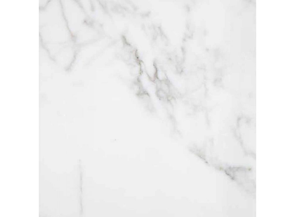 Conteneur carré en marbre de Carrare ou Marquinia Fabriqué en Italie - Torre Viadurini