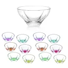 Coupes à Fruits ou Glaces en Eco Crystal Coloré 13 Pièces - Amalgame Viadurini