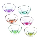Coupes à Fruits ou Glaces en Eco Crystal Coloré 13 Pièces - Amalgame Viadurini