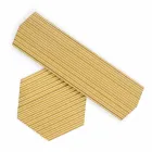 Paire de plateaux en acier laqué noir ou or design moderne - Savona Viadurini