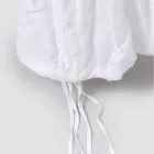 Housse de chaise élégante avec dossier pour salon en lin brodé - Panteo Viadurini