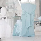 Housse de chaise élégante pour salon en coton coloré avec dossier - Filippa Viadurini