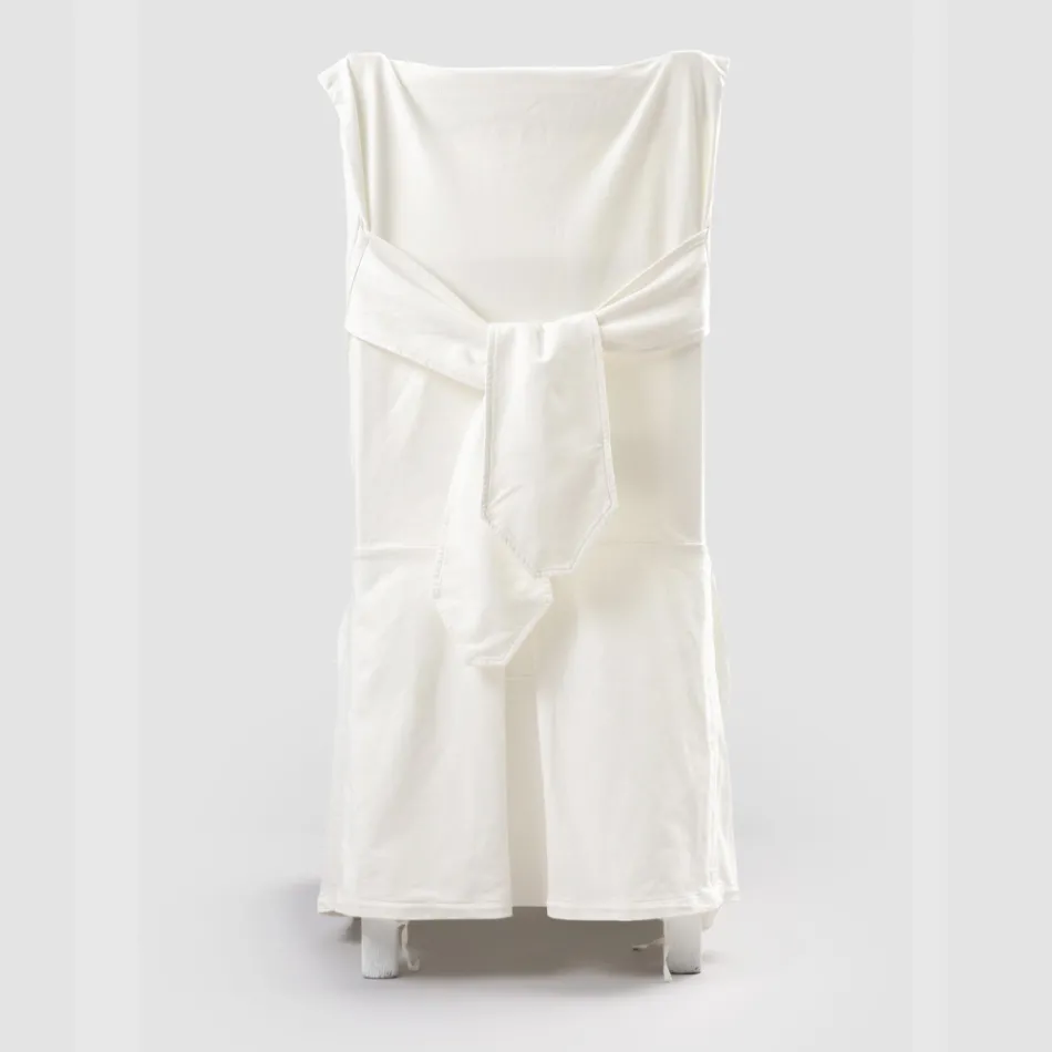 Housse de chaise élégante pour salon en coton coloré avec dossier - Filippa Viadurini