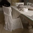 Housse de chaise élégante pour salon en coton coloré avec dossier - Filippa Viadurini