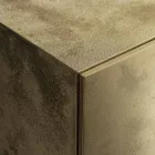 Buffet 3 portes avec 3 étagères intérieures en bois et MDF - Pesci Viadurini