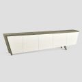 Buffet cinq portes en bois massif Made in Italy - Pearl