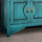 Buffet avec 3 portes et 3 tiroirs en différentes finitions Made in Italy - Ganesha Viadurini