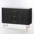 Buffet avec plateau en marbre et structure en bois de manguier - Fisherman