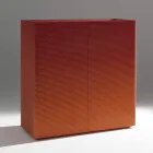 Buffet de salon à 2 portes, finition diamant, fabriqué en Italie - Sagittario Viadurini