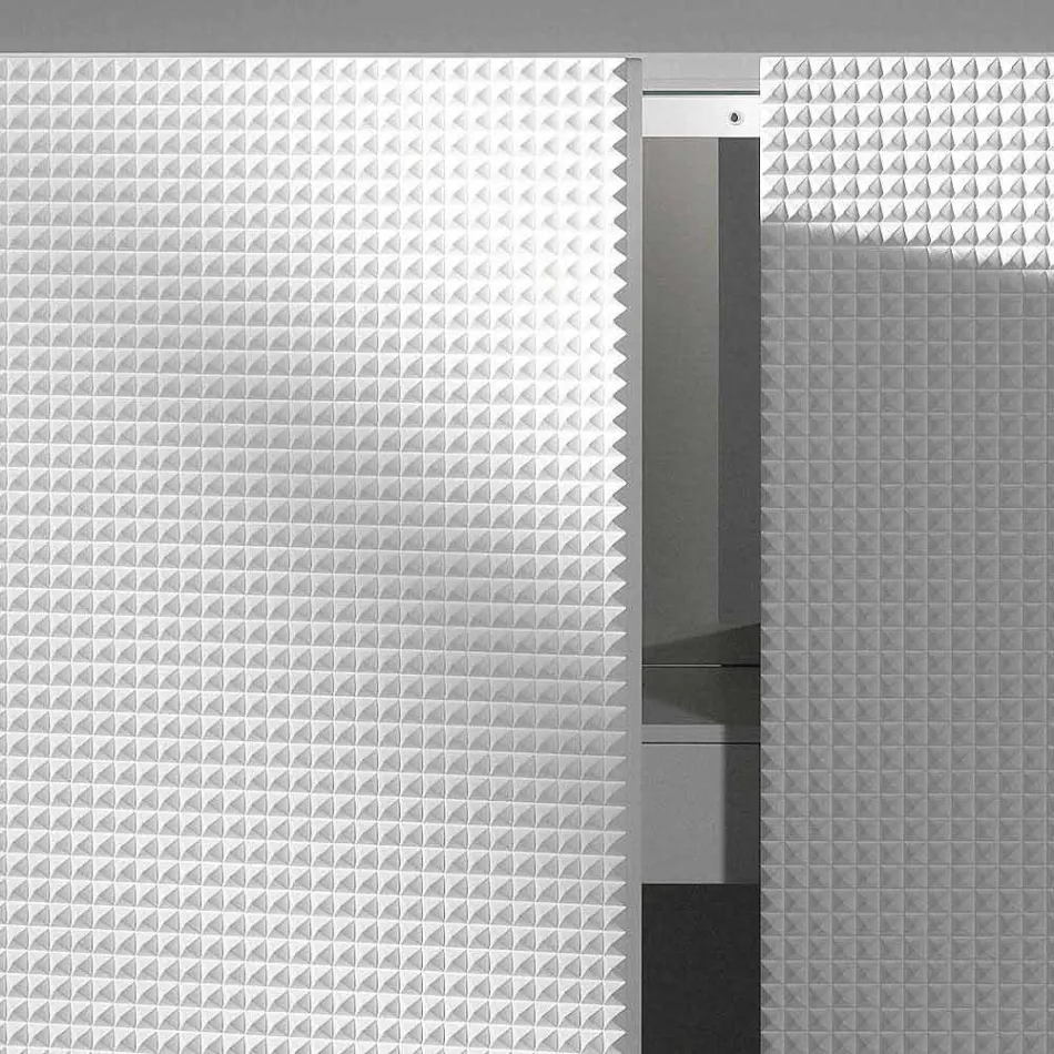 conception Buffet avec 2 portes modèle blanc, noir ou or Flora Viadurini