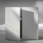 conception Buffet avec 2 portes modèle blanc, noir ou or Flora Viadurini