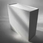 conception Buffet avec 2 portes modèle blanc, noir ou or Flora Viadurini