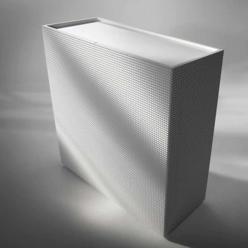 conception Buffet avec 2 portes modèle blanc, noir ou or Flora Viadurini