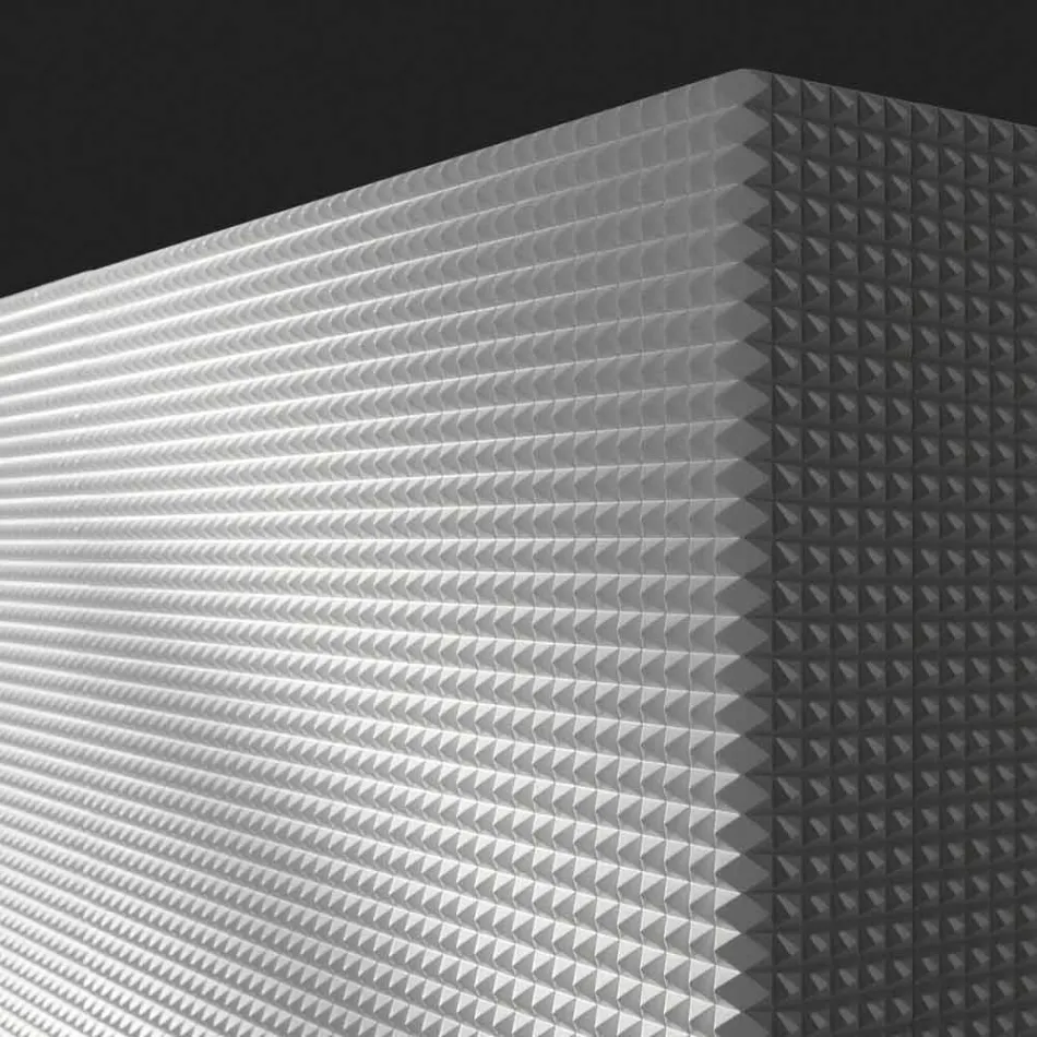 conception Buffet avec 2 portes modèle blanc, noir ou or Flora Viadurini