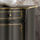 Buffet de luxe avec 3 portes et 3 tiroirs en bois Made in Italy - Leonor Viadurini