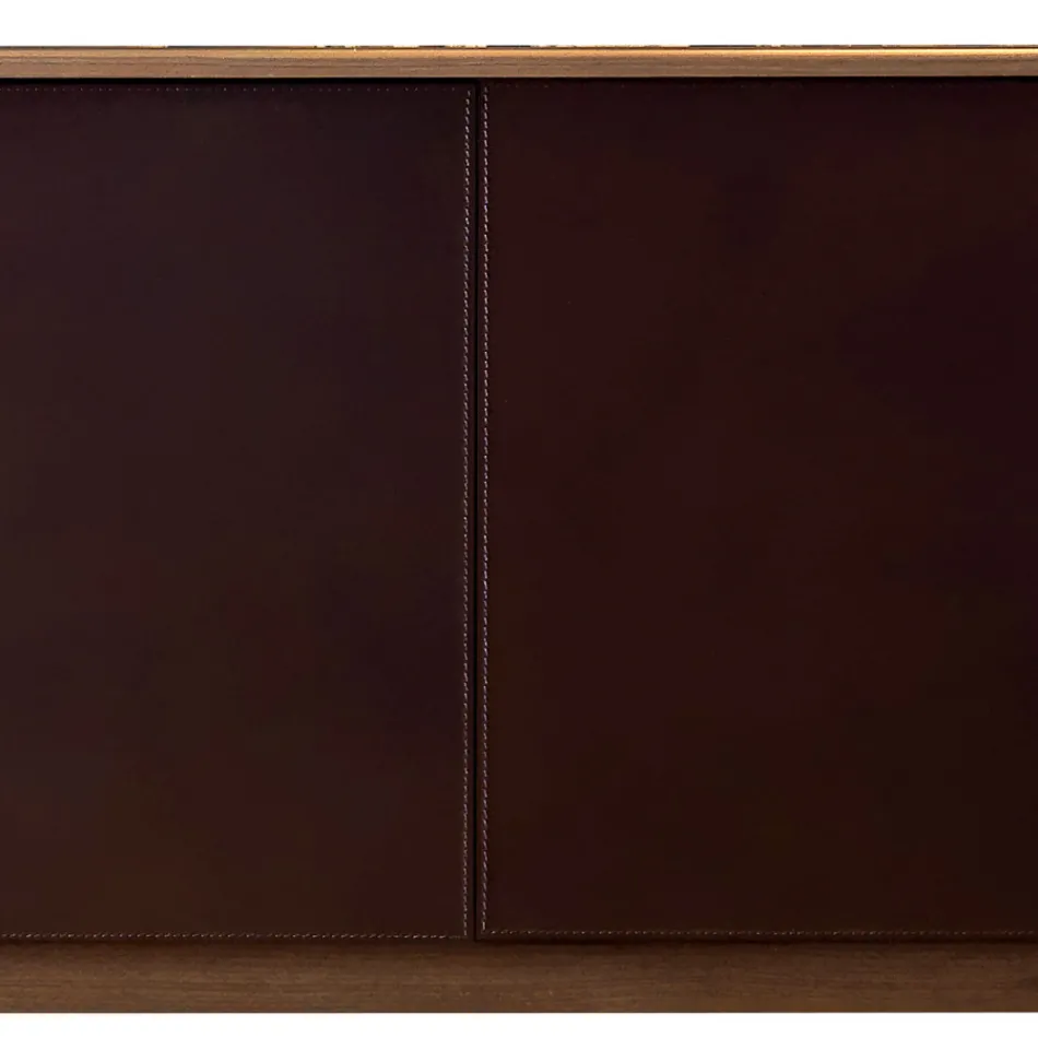 Grilli York 4 Buffet en placage de bois fabriqué en Italie Viadurini