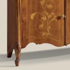Buffet de salon de luxe en bois classique Made in Italy - Caligola Viadurini