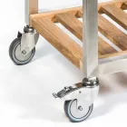 Cuisine d'extérieur en acier et bois avec Teppanyaki - Buoncalliope Viadurini