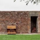 Cuisine d'extérieur 96x70x93 cm en teck massif et aluminium - Raffiné Viadurini