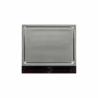 Cuisine de jardin extérieure moderne sur roues en bois et acier - Buoncalliope Viadurini