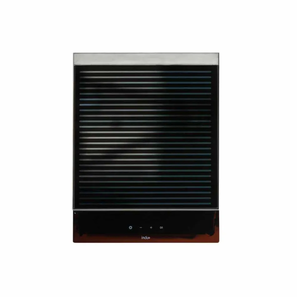 Cuisine moderne sur roulettes pour jardin extérieur en bois et acier - Calliope Viadurini