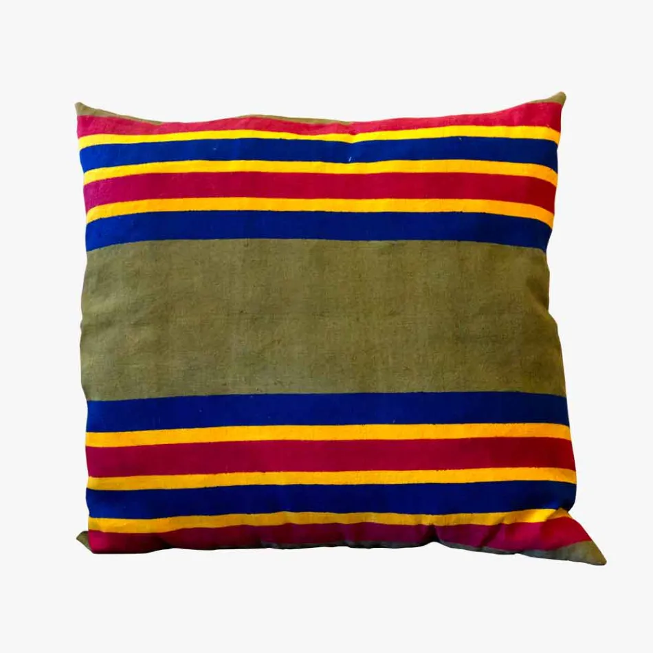 Artistique italienne artisanat coussin pièce unique peint à la main - Viadurini par Marchi Viadurini