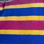 Pièce unique de coussin artistique italien peint à la main - Marques Viadurini