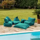 Coussin multi-usages pour le jardin en tissu d'extérieur - Maestrale Viadurini
