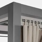 Méridienne d'extérieur en textilène et aluminium avec dossiers inclinables - Anastasia Viadurini