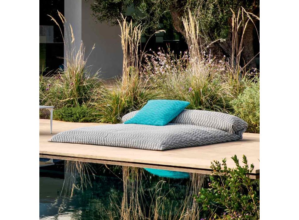 Lit de repos d'extérieur double design de luxe fabriqué en Italie - Emanuela Viadurini