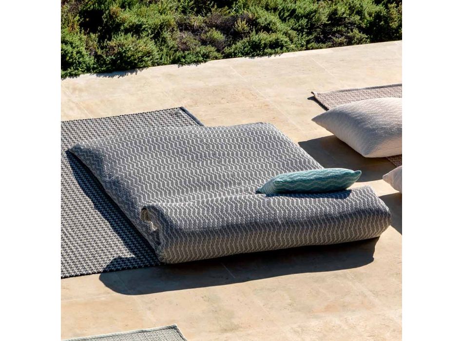 Lit de repos d'extérieur double design de luxe fabriqué en Italie - Emanuela Viadurini