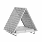 Méridienne de jardin de luxe en aluminium et tissu - Frame Vineyard par Vondom Viadurini