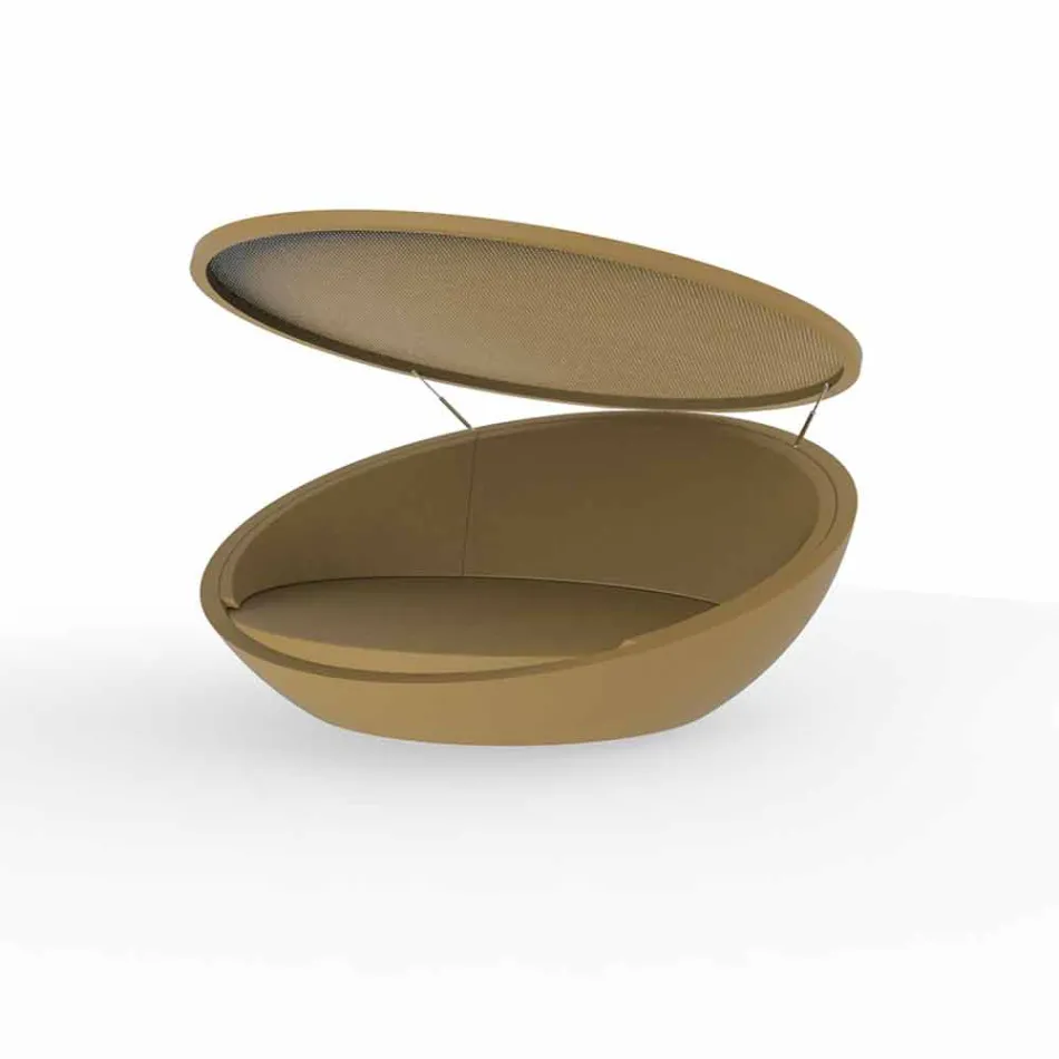 Méridienne au design moderne Ulm de Vondom, en résine de polyéthylène Viadurini