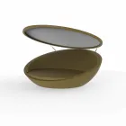 Méridienne au design moderne Ulm de Vondom, en résine de polyéthylène Viadurini