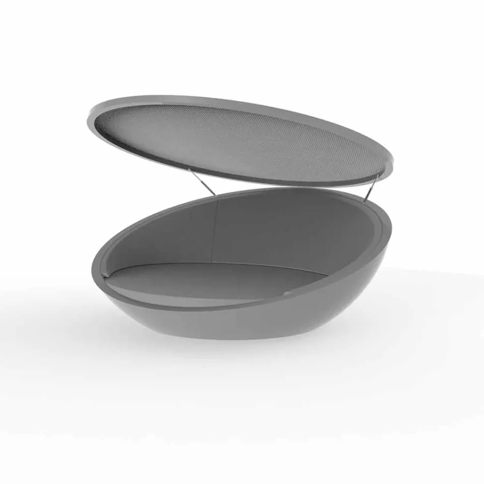 Méridienne au design moderne Ulm de Vondom, en résine de polyéthylène Viadurini