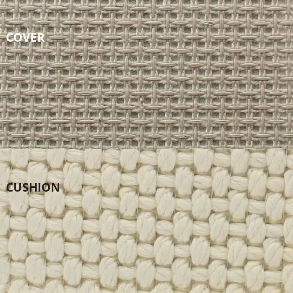 Méridienne d'extérieur en aluminium et tissu design de luxe - Frame Vineyard par Vondom Viadurini